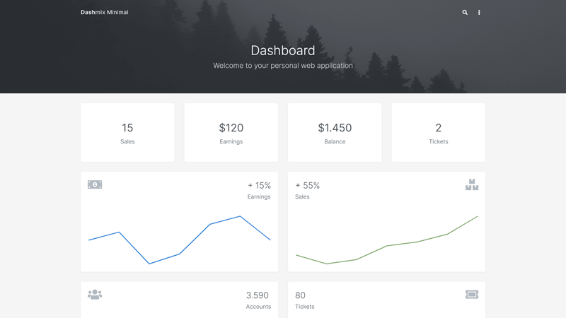 Minimal Dashboard